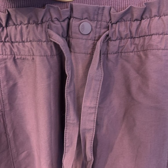 NWOT Free People Fresh Start Pants in Black Tea Mulberry, size XL - Picture 5 of 11